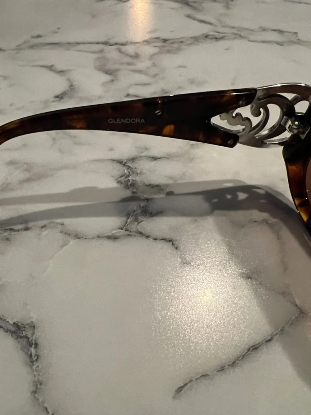 Brighton Glendora Tortoiseshell Oval Women’s Sunglasses - Brown Lenses - Picture 6 of 6